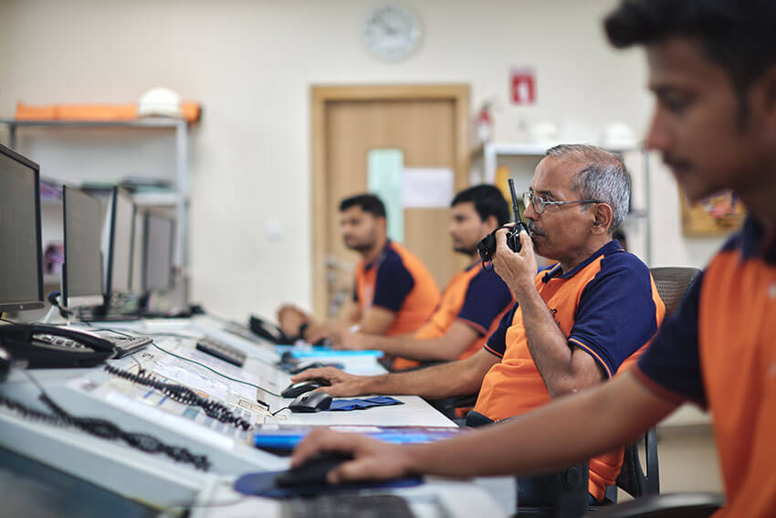 Team at balaji formalin office on customer support 