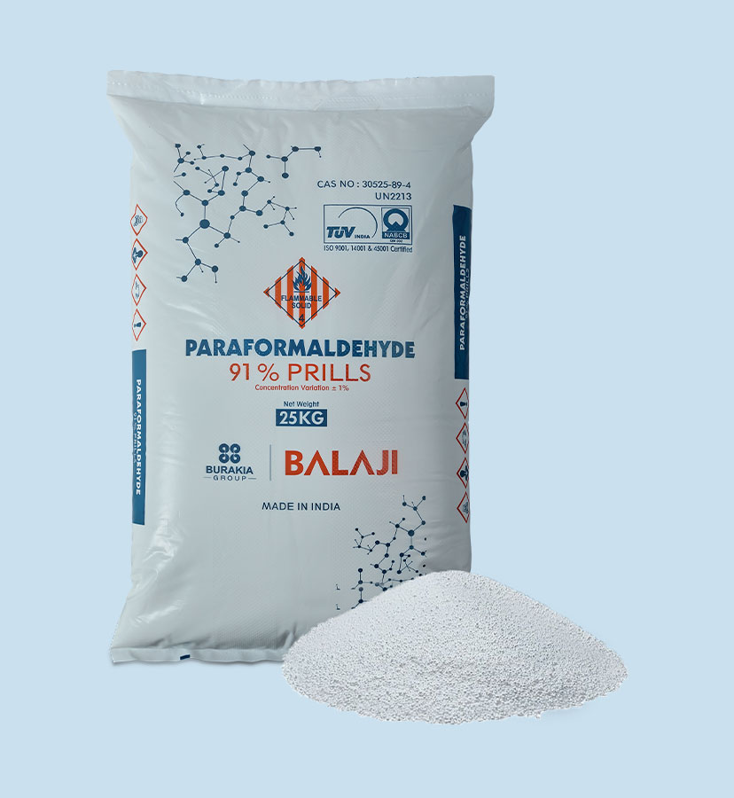 25 KG LPG bag of Paraformaldehyde white and blue