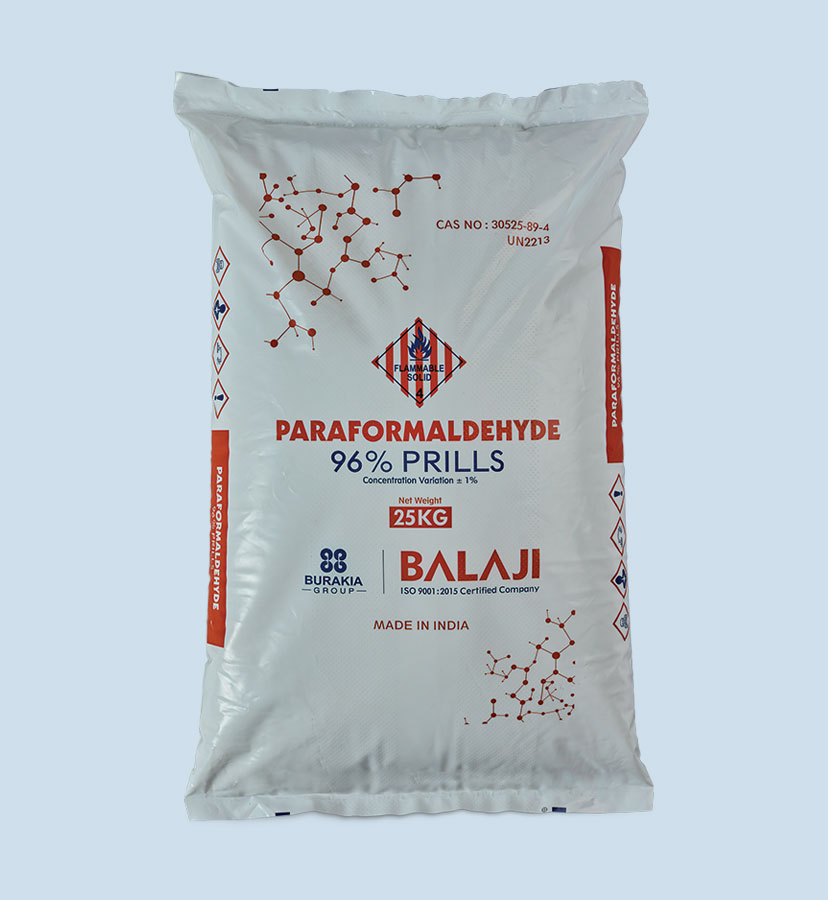25 KG LPG bag of Paraformaldehyde white and Orange