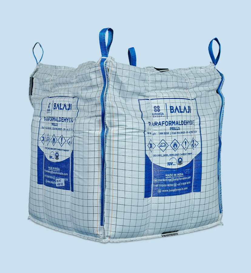 Paraformaldehyde white and blue bulk bag 1000kg